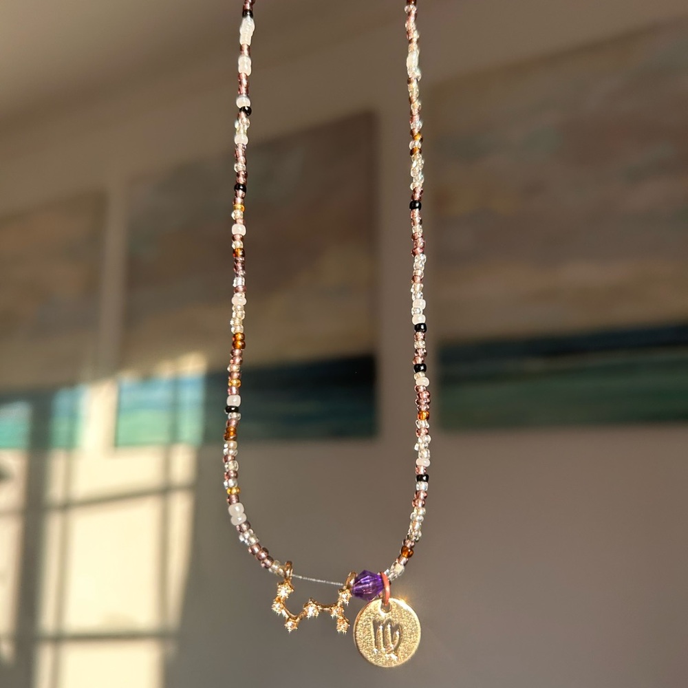 Handmade zodiac necklaces/customizable